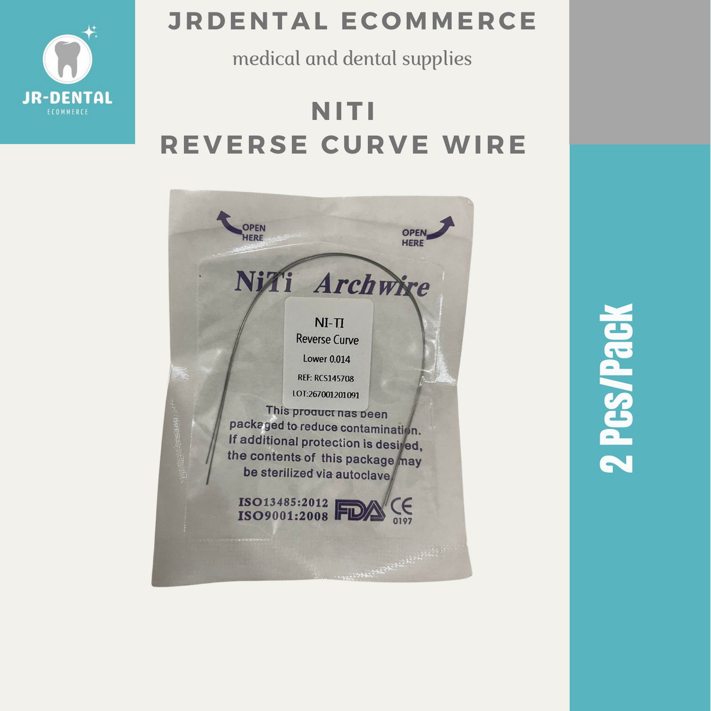 Ni-Ti Reverse Curve Wire